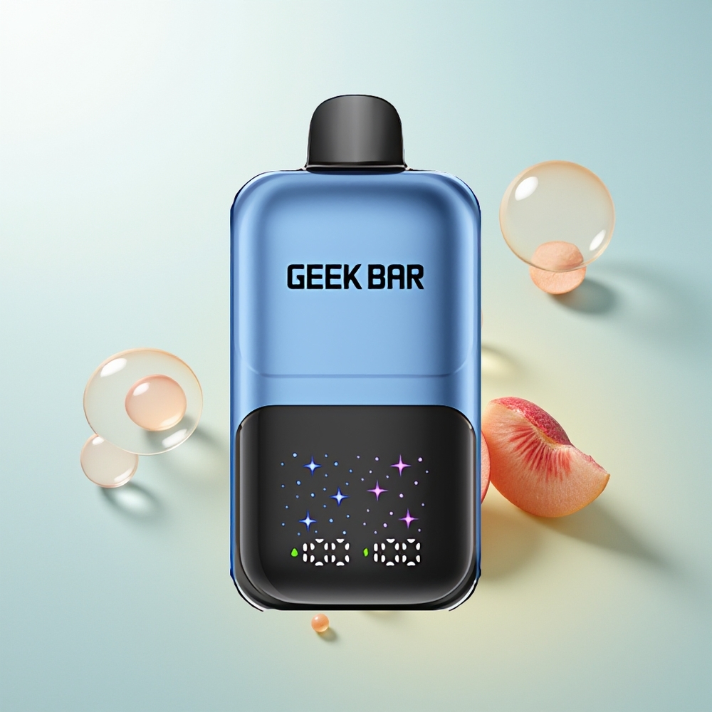 GEEK BAR 2GO 20ml 50000 Durazno & Bayas con Pantalla Interactiva y Tanques Duales