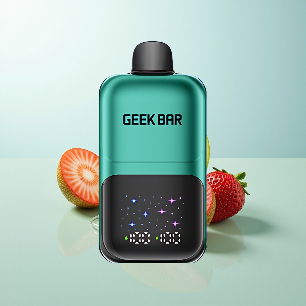 GEEK BAR 2GO 20ml 50000 Fresa & Kiwi con Pantalla Interactiva y Batería Recargable
