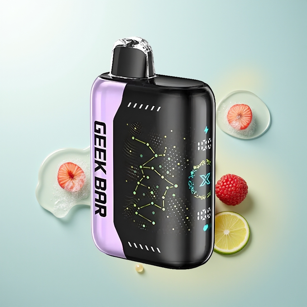 GEEK BAR Pulse X 25000 Caladas con Pantalla Curva 3D y Carga USB Tipo-C