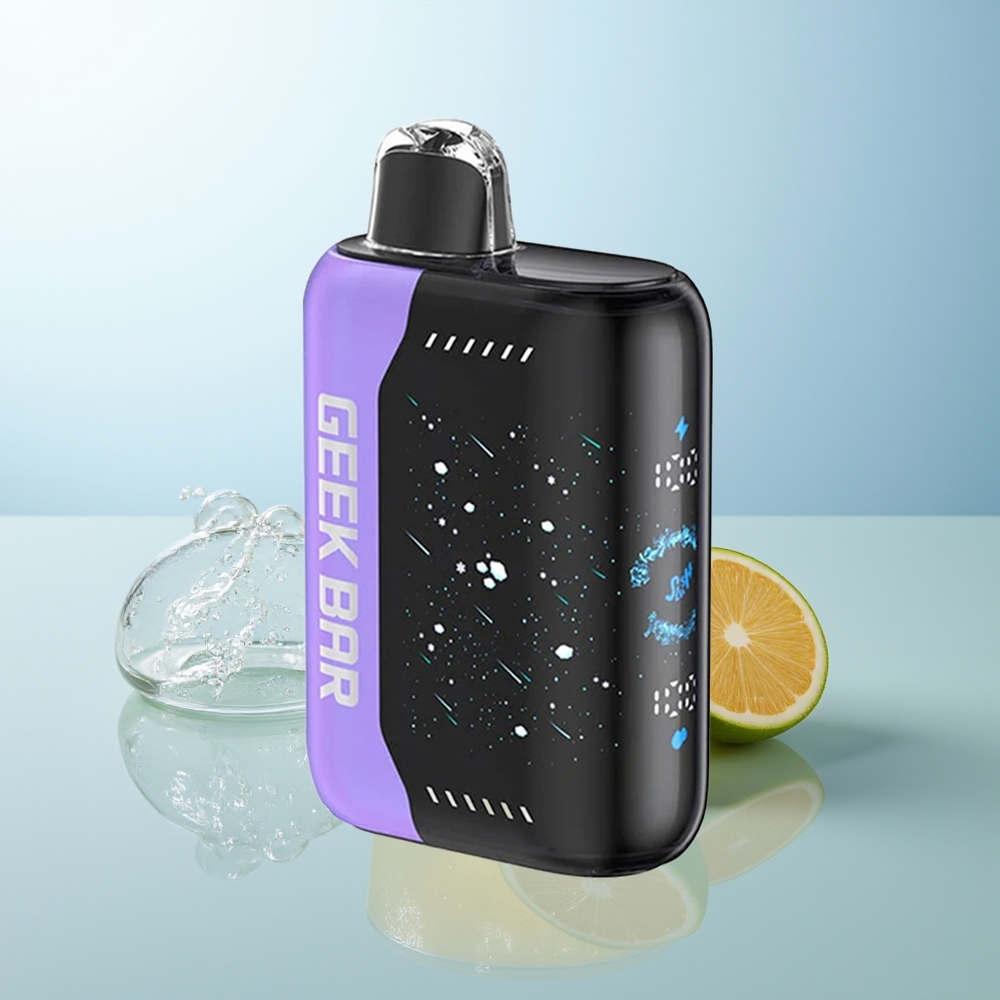 GEEK BAR Pulse X 25000 Edición Granizada con Pantalla Curva 3D y Doble Bobina Mesh