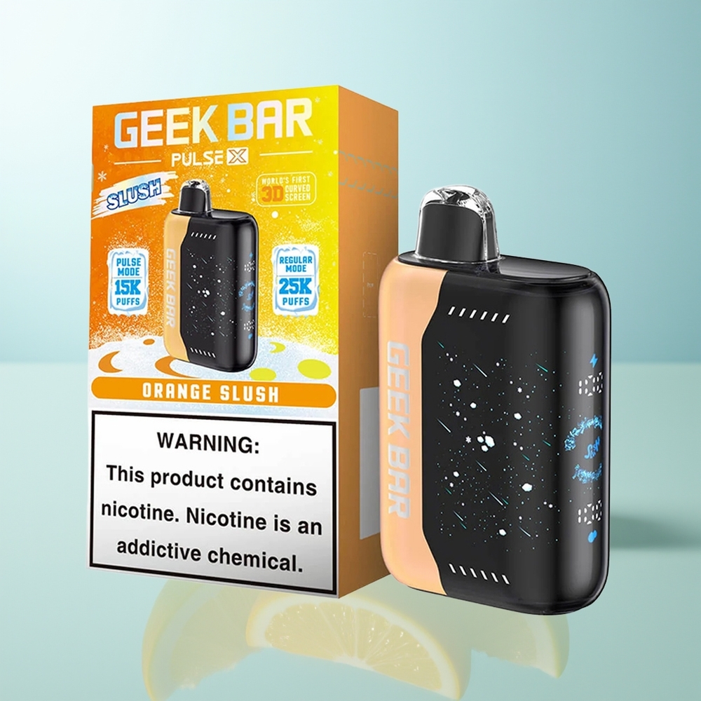 GEEK BAR Pulse X 25000 Edición Granizada con Pantalla Curva 3D y Doble Bobina Mesh