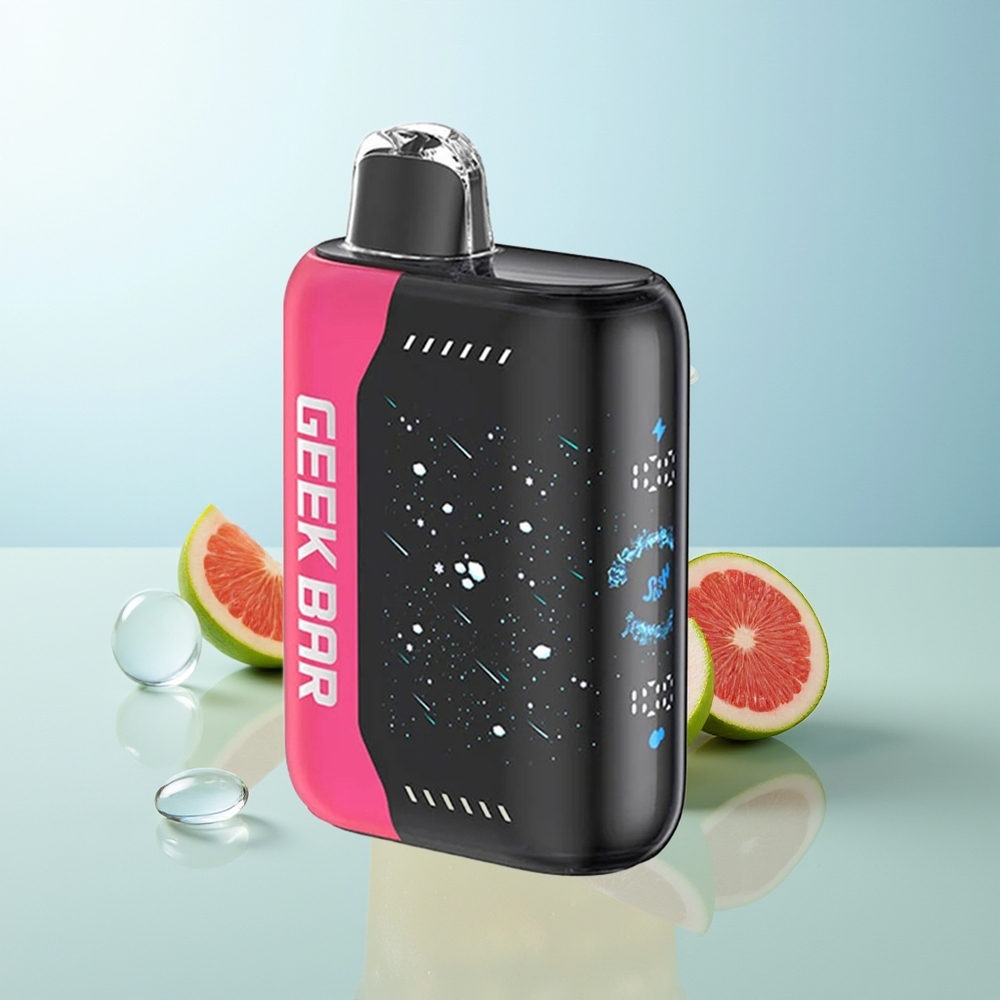 GEEK BAR Pulse X 25000 Edición Granizada con Pantalla Curva 3D y Doble Bobina Mesh