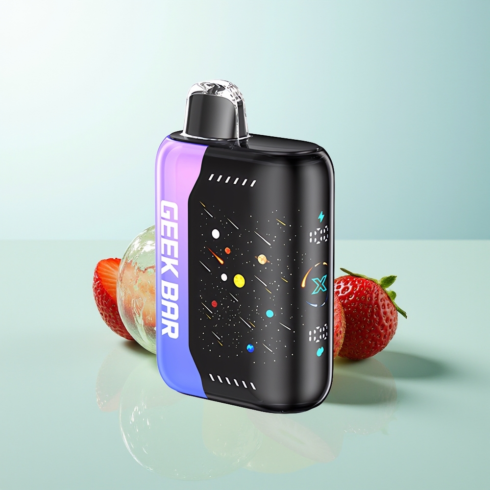 GEEK BAR Pulse X 42K Puffs Meteor Edition Fresa Kiwi Hielo con Dual Mesh y Aire Ajustable