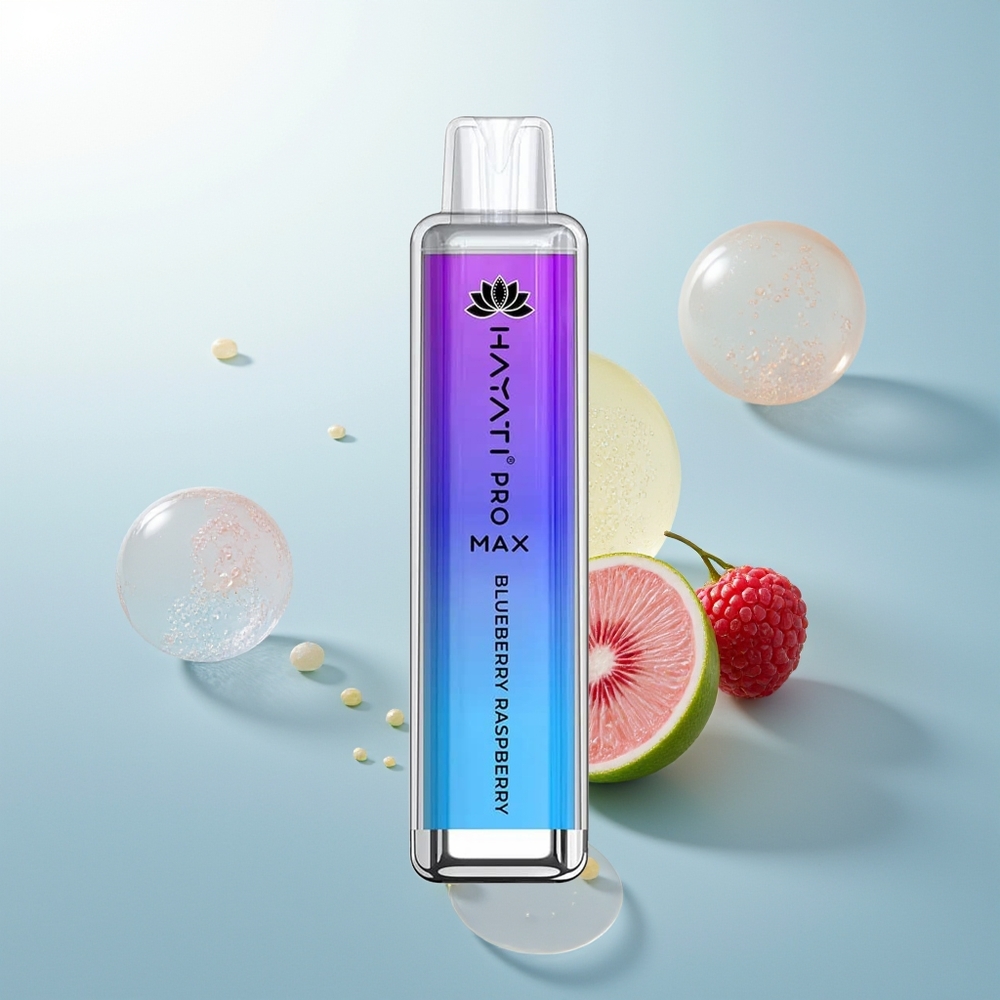 Hayati Pro Max 4000 Arándano Frambuesa Doble Bobina Recargable