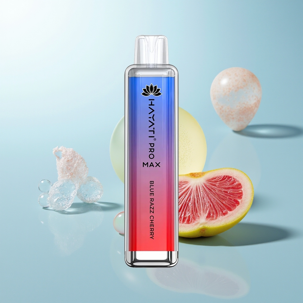 Hayati Pro Max 4000 Cereza Frambuesa Azul Recargable 5%