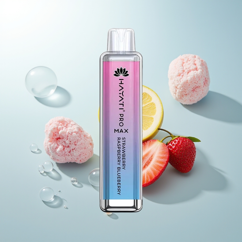 Hayati Pro Max 4000 Fresa Frambuesa Arándano Dual Coil Recargable