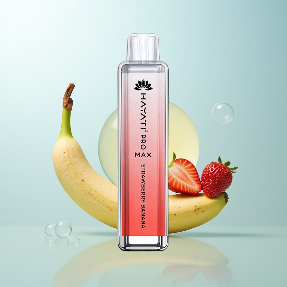 Hayati Pro Max 4000 Fresa Plátano Dual Coil Recargable