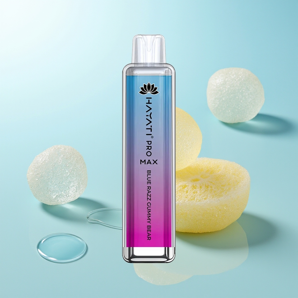 Hayati Pro Max 4000 Osito de Gomoso Azul Eléctrico con Doble Bobina y Cristal