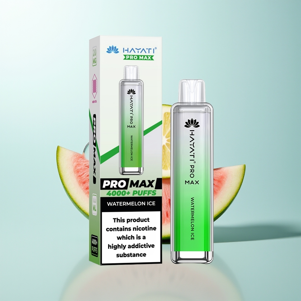 Hayati Pro Max 4000 Sandía Hielo 5% Recargable