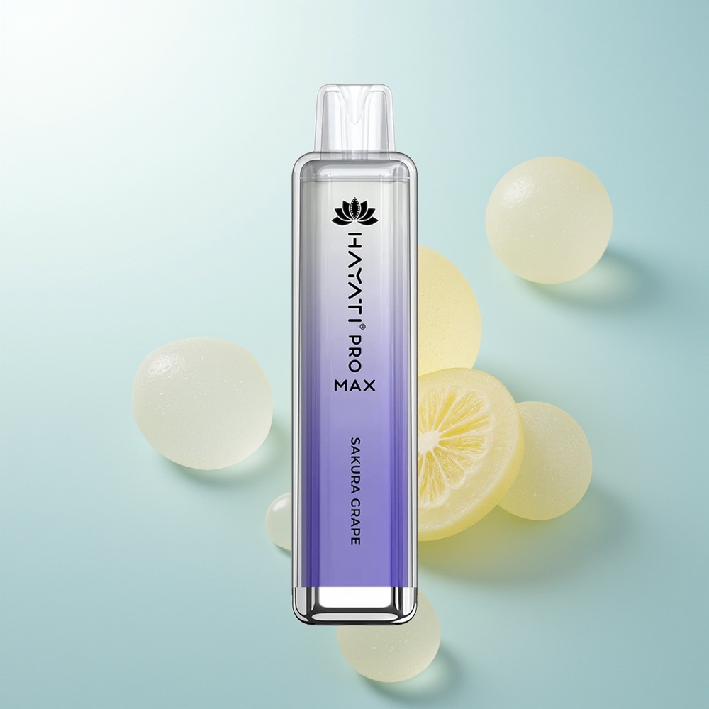 Hayati Pro Max 4000 Uva Sakura Doble Bobina Recargable