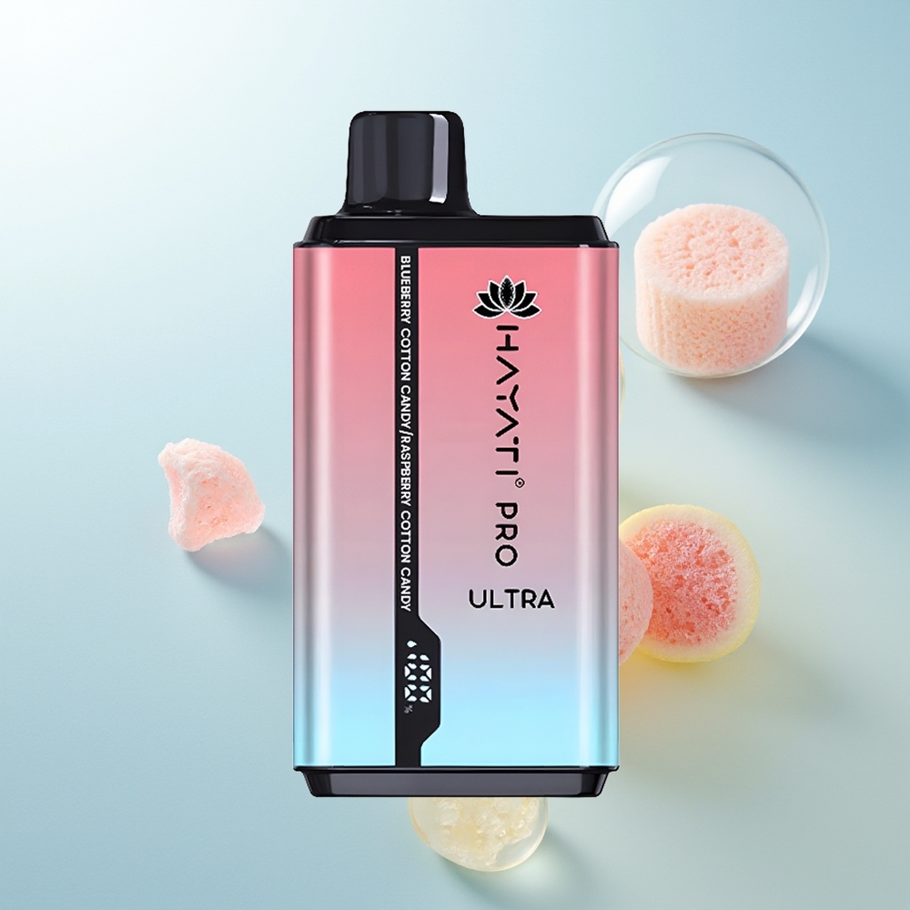 Hayati Pro Ultra 15000 Algodón de Azúcar de Arándano y Frambuesa 2% 12ml