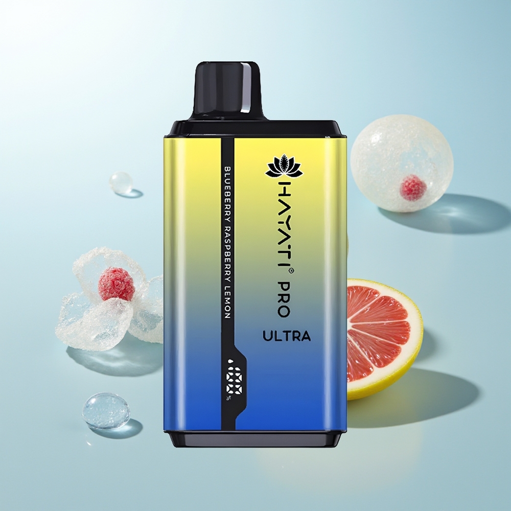 Hayati Pro Ultra 15000 Arándano Frambuesa Limón 850mAh