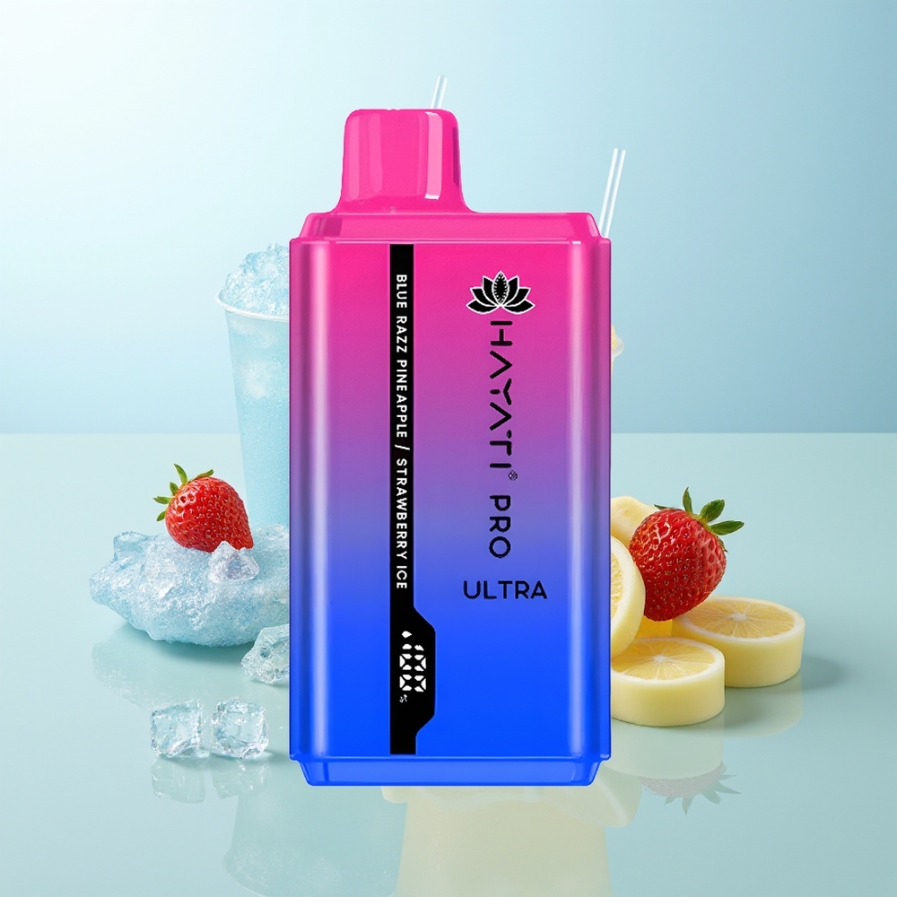 Hayati Pro Ultra 15000 Azul Frambuesa Piña Fresa Hielo 850mAh 12ml