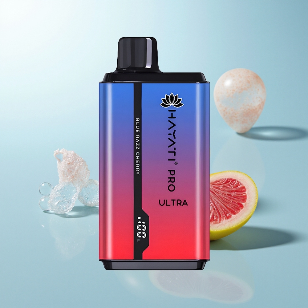 Hayati Pro Ultra 15000 Cereza Frambuesa Azul Ultra 850mAh