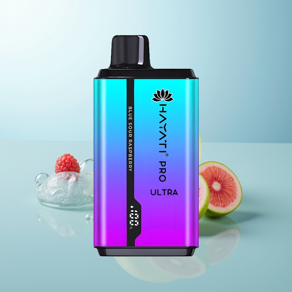 Hayati Pro Ultra 15000 Frambuesa Ácida Azul Doble 12ml