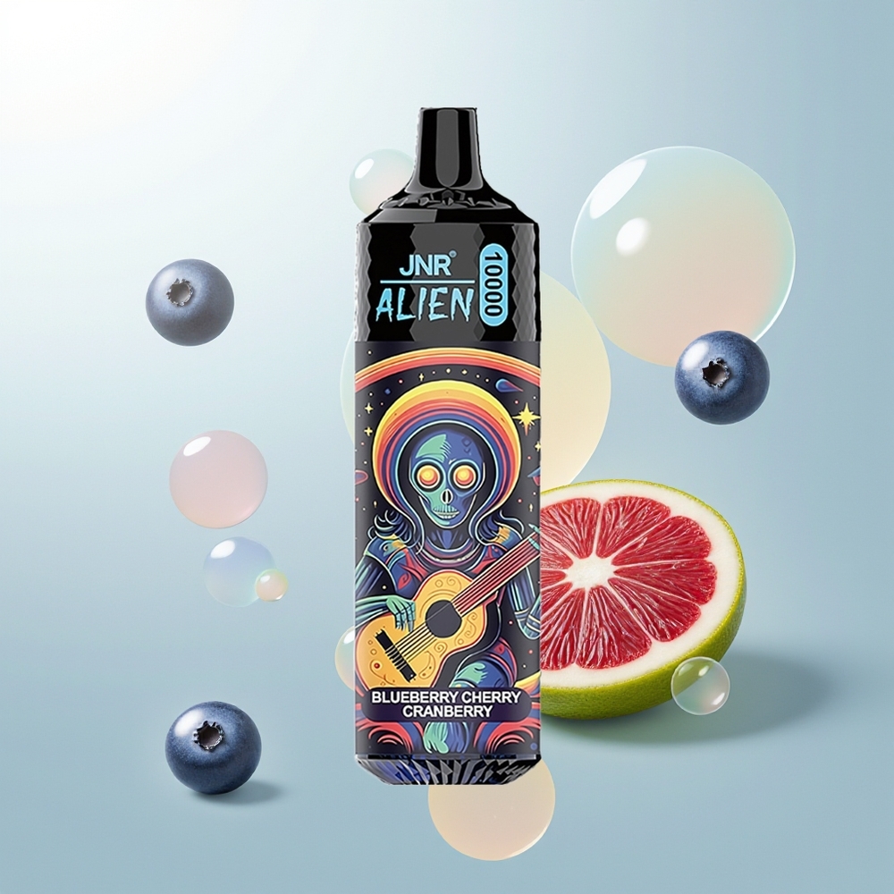 JNR Alien 10000 Arándano Cereza Arándano Rojo LED RGB Tipo-C