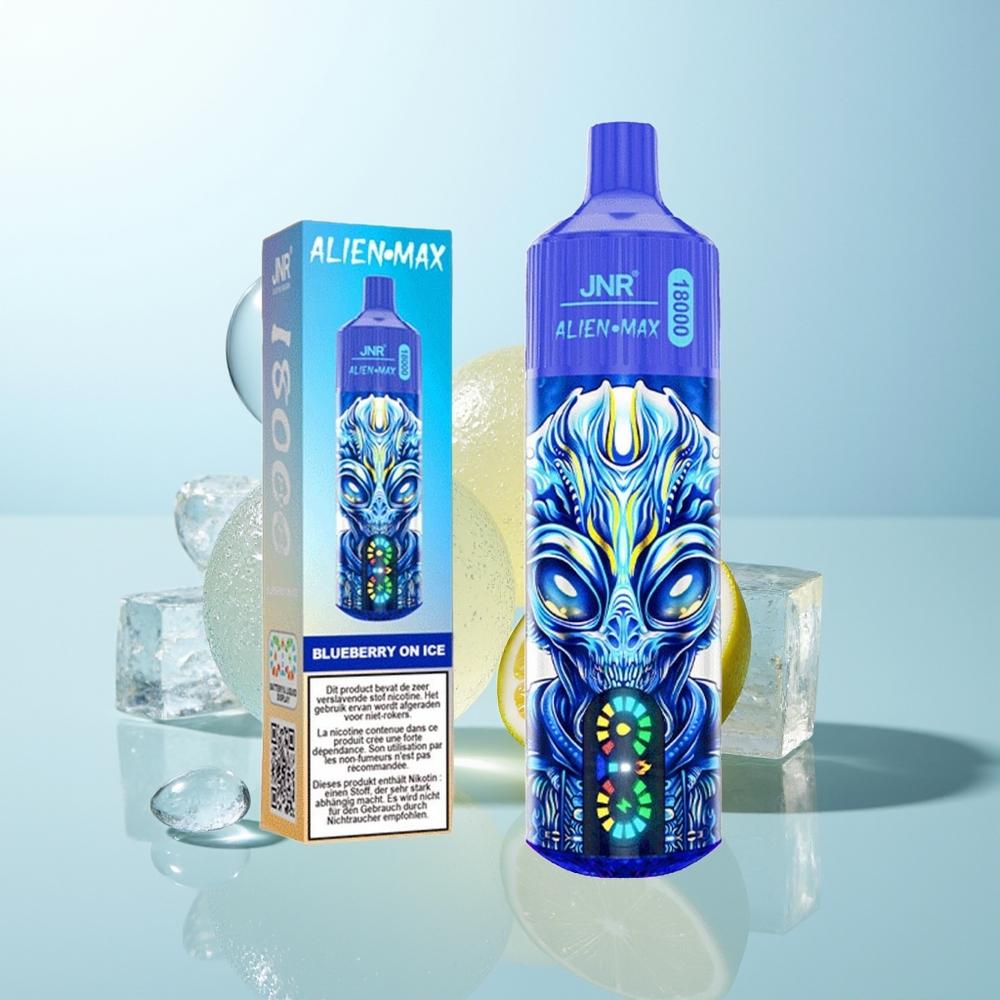 JNR Alien Max 18000 Arándano En Hielo con Doble Malla y Doble Núcleo