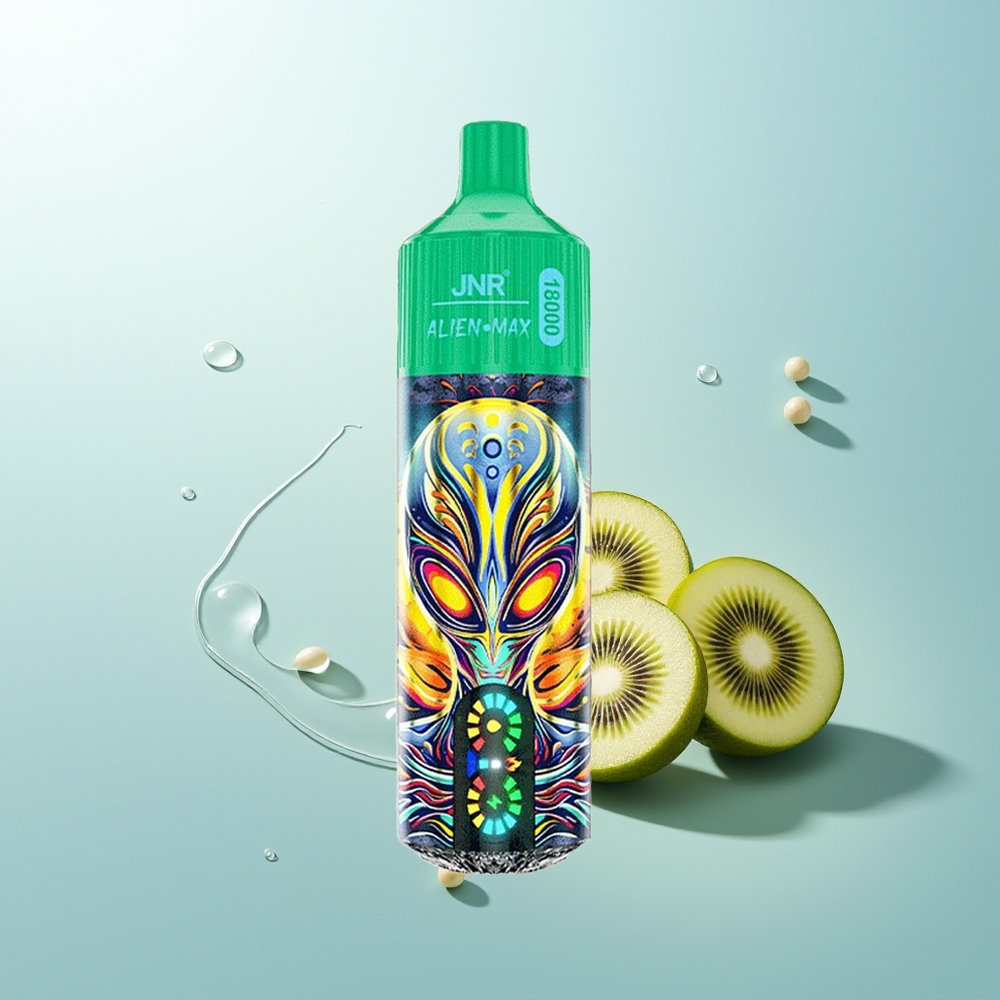 JNR Alien Max 18000 Arándano Kiwi Doble Malla Carga Rápida