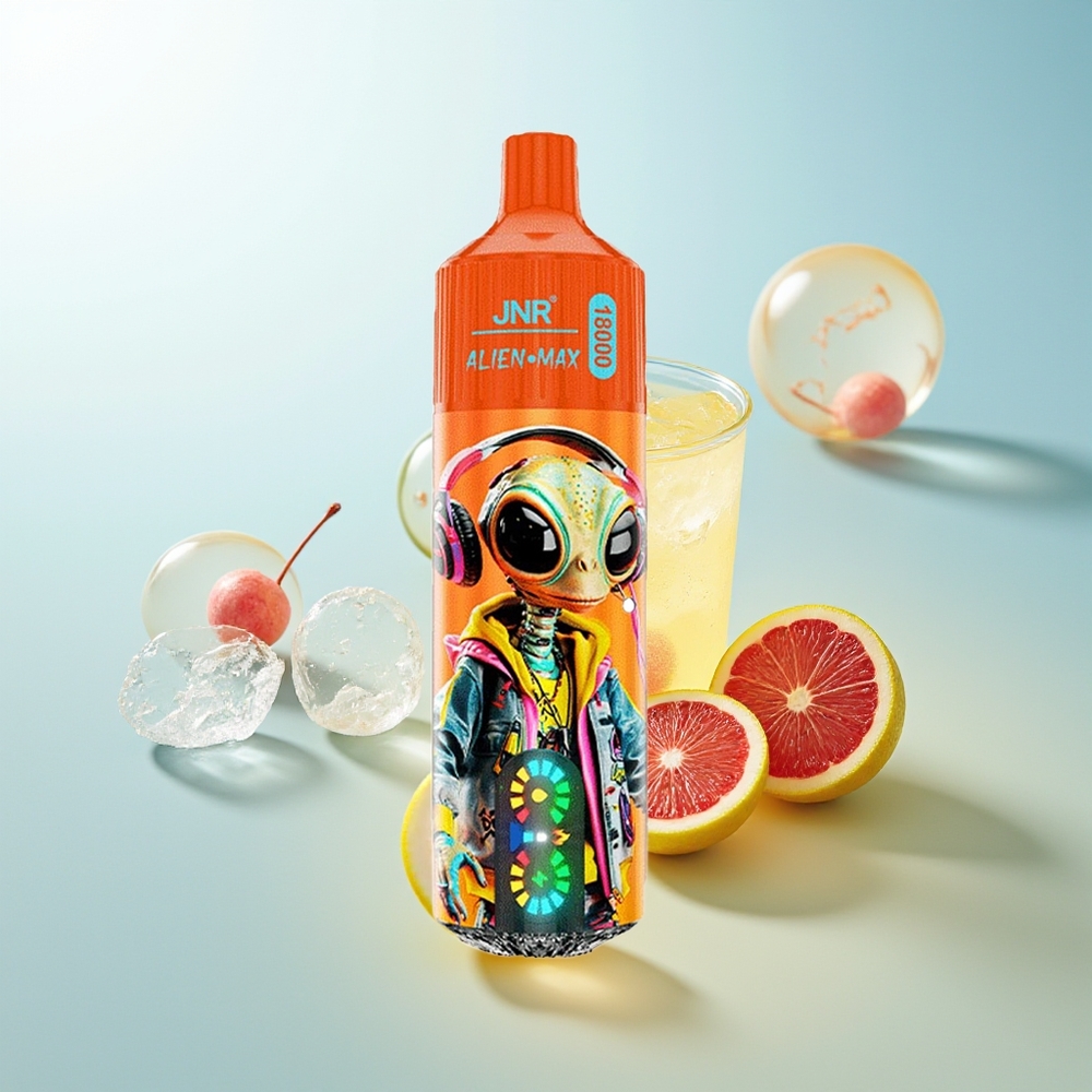 JNR Alien Max 18000 Cola Cereza Efervescente con Doble Malla y Carga Rápida