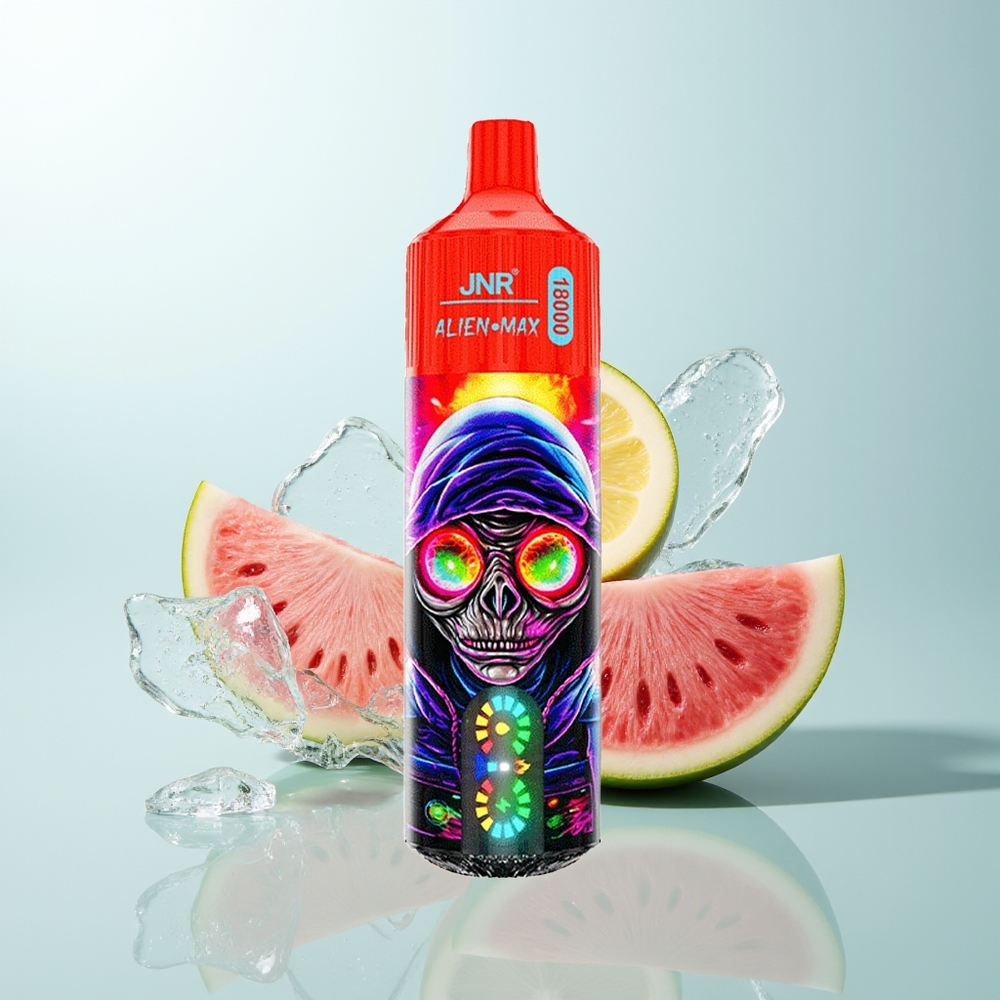 JNR Alien Max 18000 Frambuesa Sandía Hielo con Doble Malla y Carga Rápida