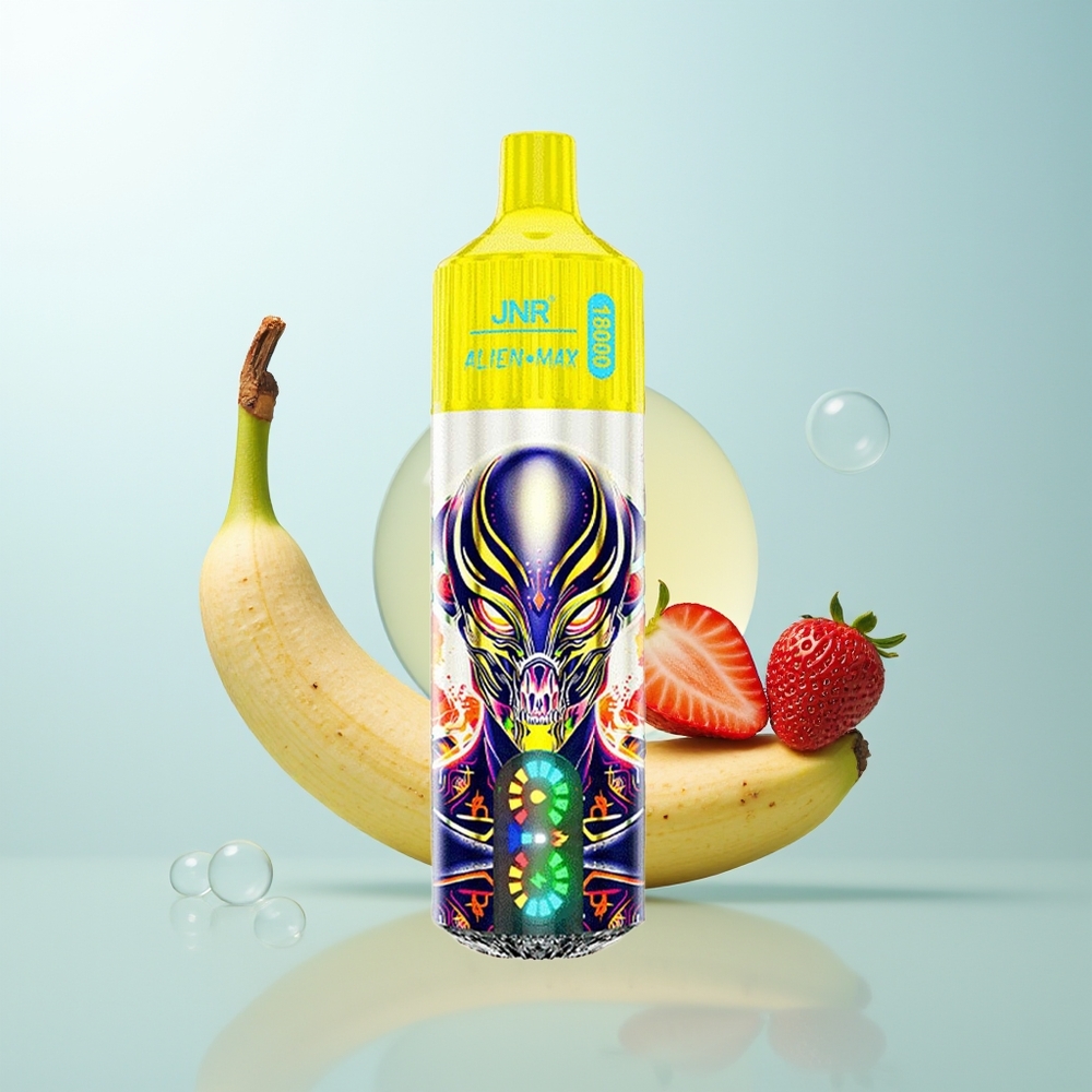 JNR Alien Max 18000 Fresa Plátano Doble Malla 28ml