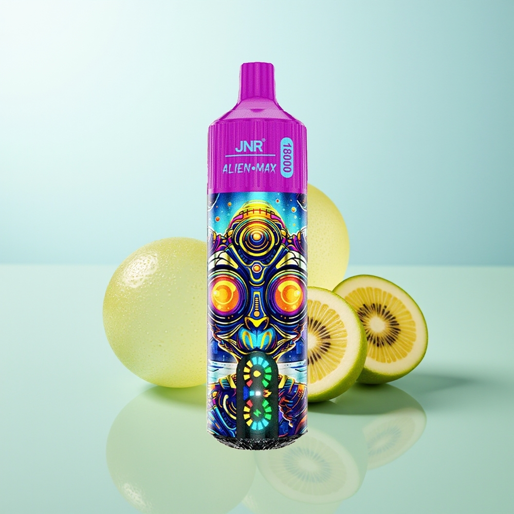 JNR Alien Max 18000 Maracuyá Fruta de la Pasión Kiwi con Doble Malla y Doble Núcleo