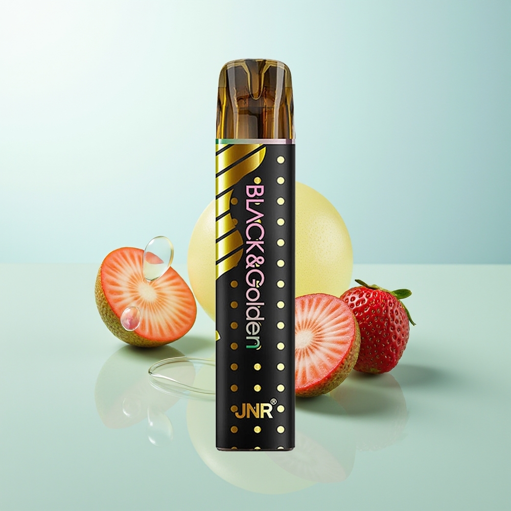 JNR Black&Golden 600+200 Fresa Kiwi 800 Puffs Sin Carga