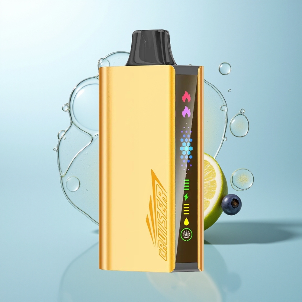 JNR Cruiser 12000 Explosión de Arándano con Pantalla Animada y Cuerpo de Aluminio