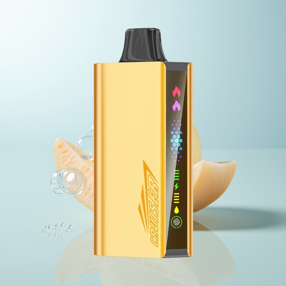 JNR Cruiser 12000 Helado de Durazno con Pantalla Animada y Cuerpo de Aluminio