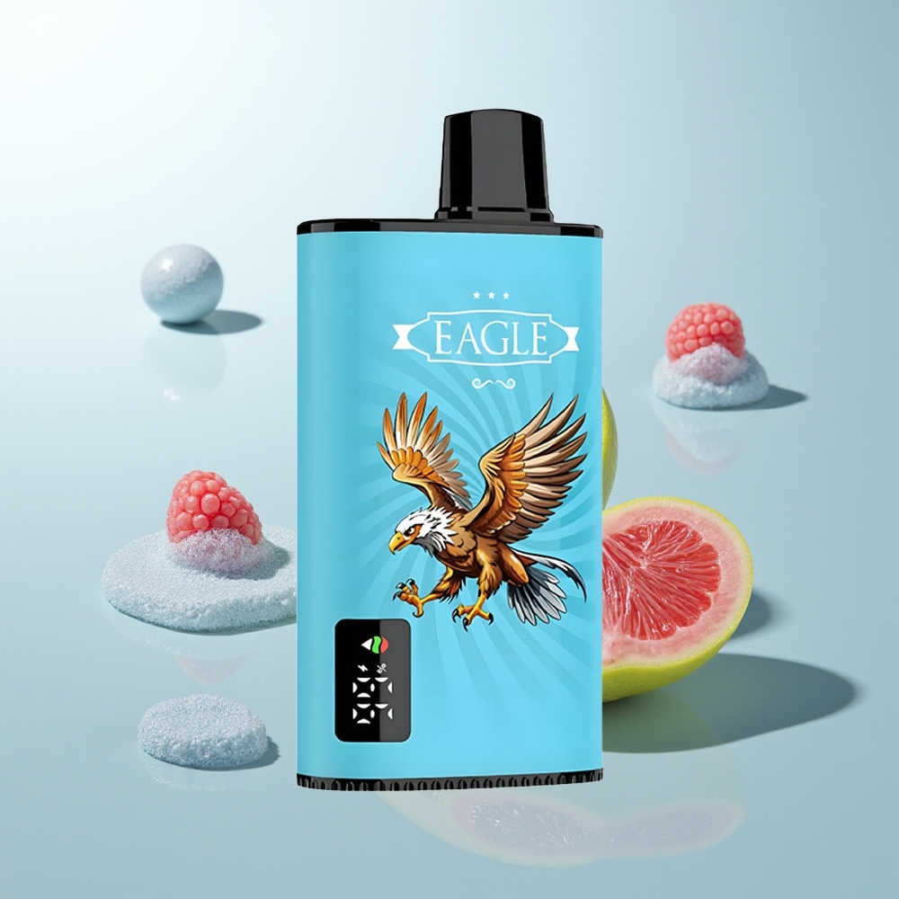 JNR EAGLE Smart 23000 Frambuesa Ácida Azul con Pantalla Digital y Bobina Mesh 1.0ohm