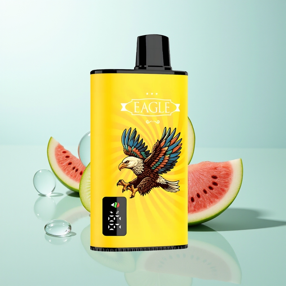 JNR EAGLE Smart 23000 Kiwi Sandía Hielo con Pantalla Digital y Bobina Malla 1.0ohm