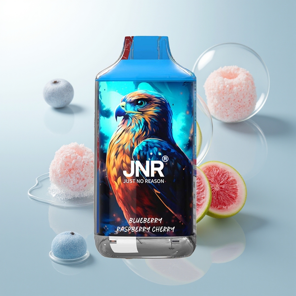 JNR Falcon 16000 Arándano Frambuesa Cereza Dual Mesh 22ml