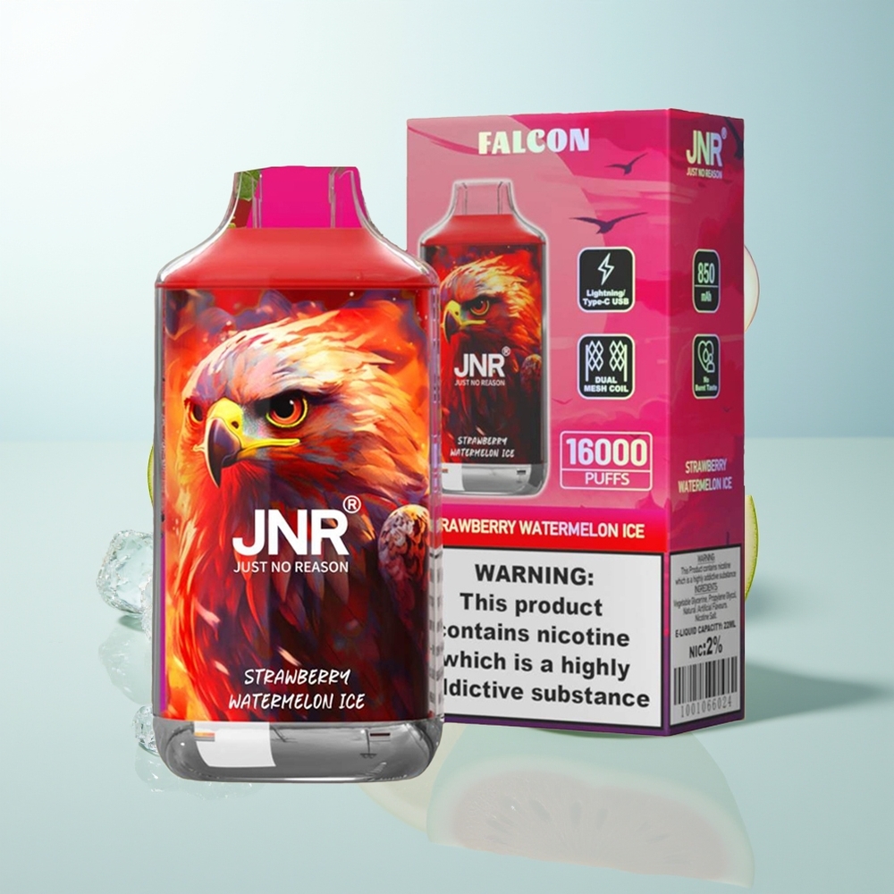 JNR Falcon 16000 Fresa Sandía Hielo Dual Mesh 22ml