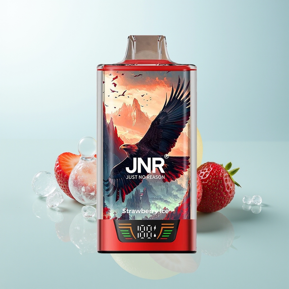 JNR Falcon Pro 28000 Helado de Fresa con 30ml y Dual Mesh