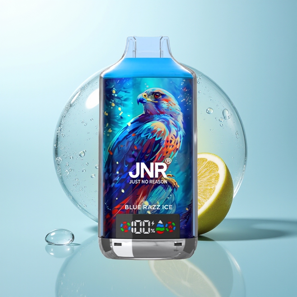 JNR Falcon X 18000 Azul Frambuesa Hielo 24ml Dual Mesh