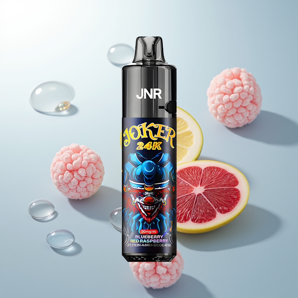 JNR Joker 24K Arándano Frambuesa Roja con Batería 800mAh y Luz Multicolor