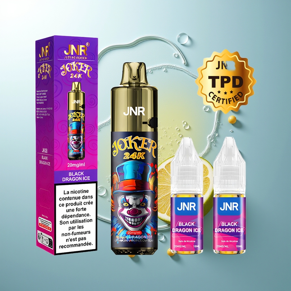 JNR Joker 24K Dragón Negro Hielo Recargable 2%