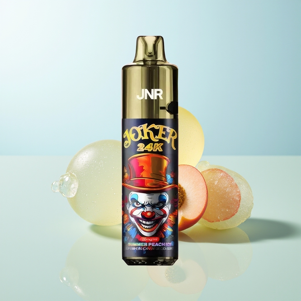 JNR Joker 24K Melocotón de Verano Hielo con Luz Respiratoria y Recargable Lateral
