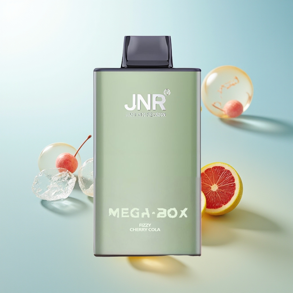 JNR Mega Box 25000 Cola Cereza Efervescente 30ml Tipo-C
