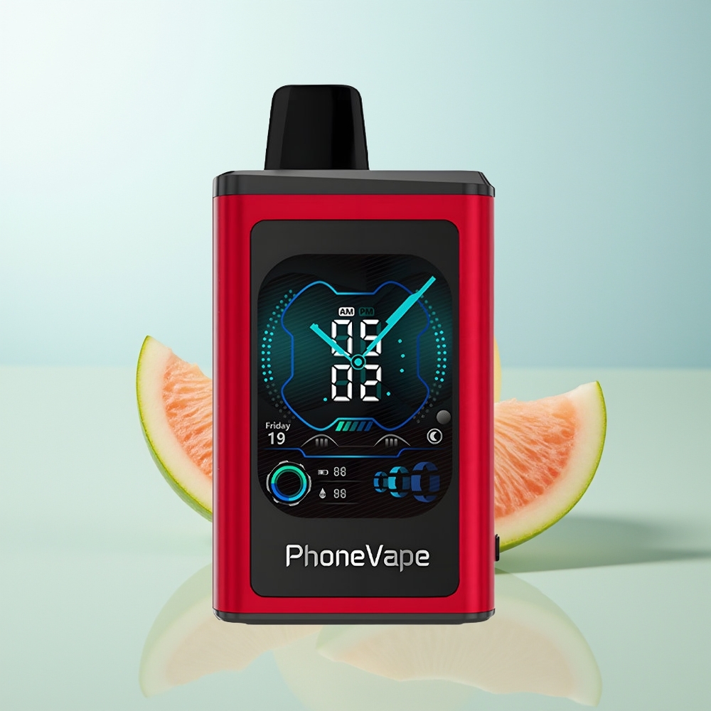 JNR PhoneVape 30000 Melocotón Mango Sandía con Pantalla Completa y Control por App