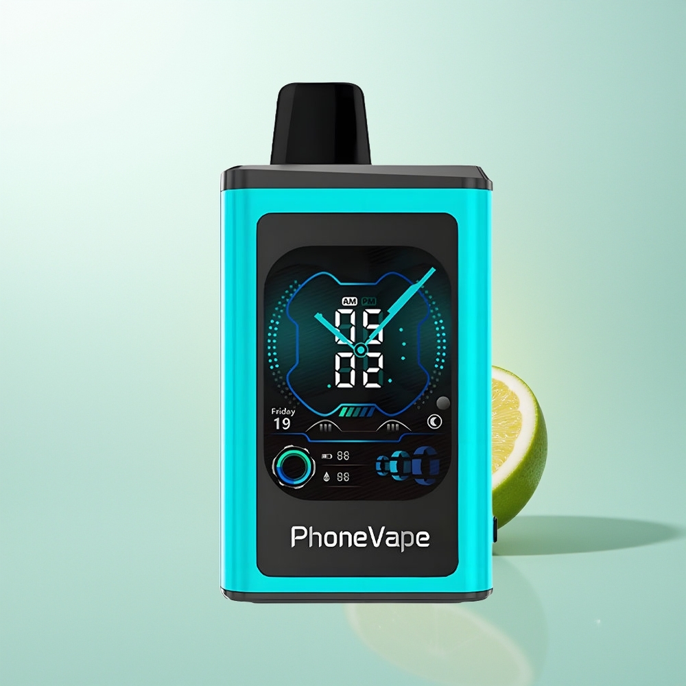 JNR PhoneVape 30000 Miami Menta Turbo Pantalla Completa