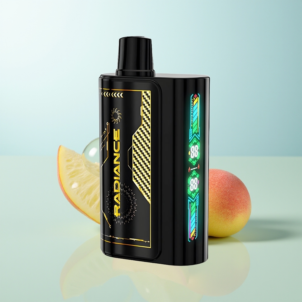 JNR Radiance 31000 Durazno Mango Piña con Pantalla Inteligente y Batería Recargable