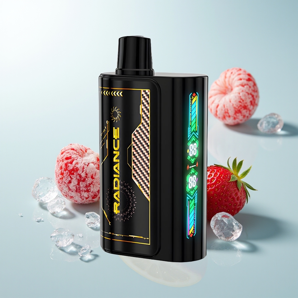 JNR Radiance 31000 Fresa Frambuesa Cereza Hielo con Pantalla Inteligente y Doble Bobina Mesh