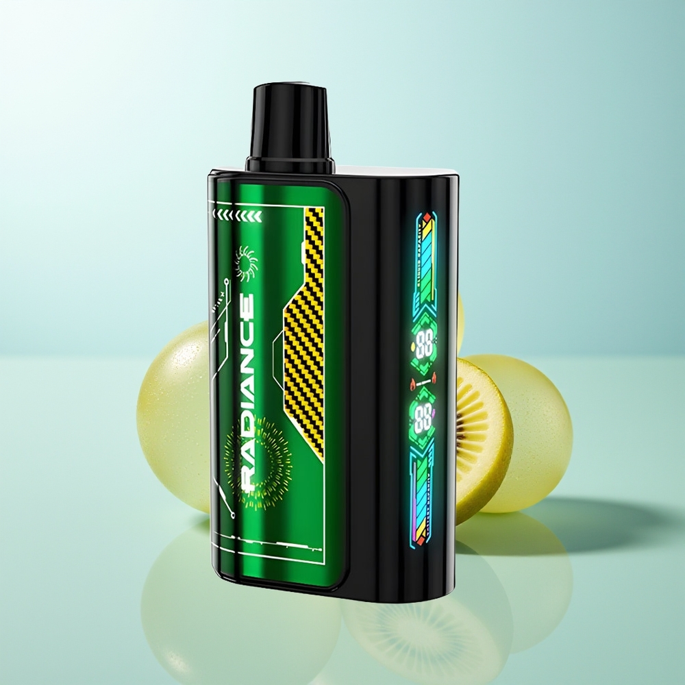 JNR Radiance 31000 Maracuyá Kiwi Pantalla Inteligente Batería Recargable