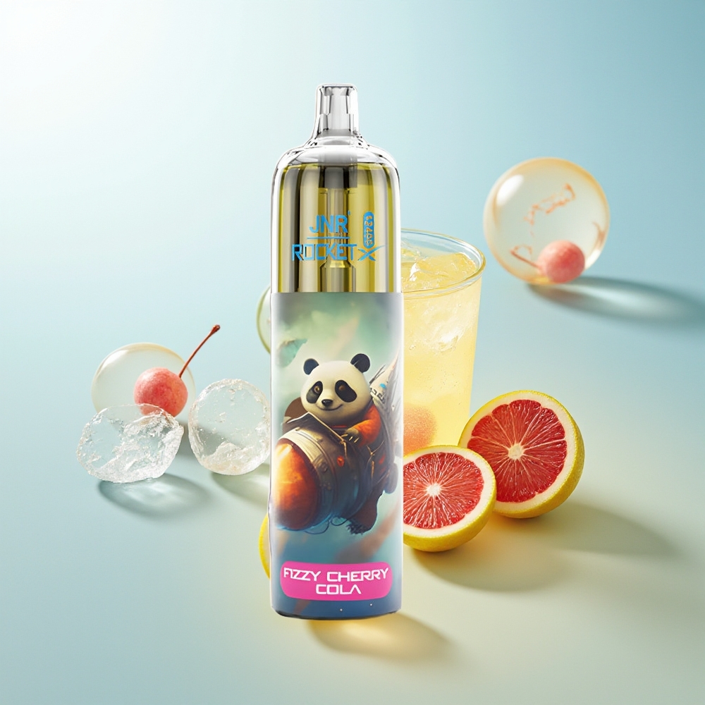 JNR Rocket-X 12400 Cola Cereza Efervescente con Luz RGB y Carga Rápida Tipo-C