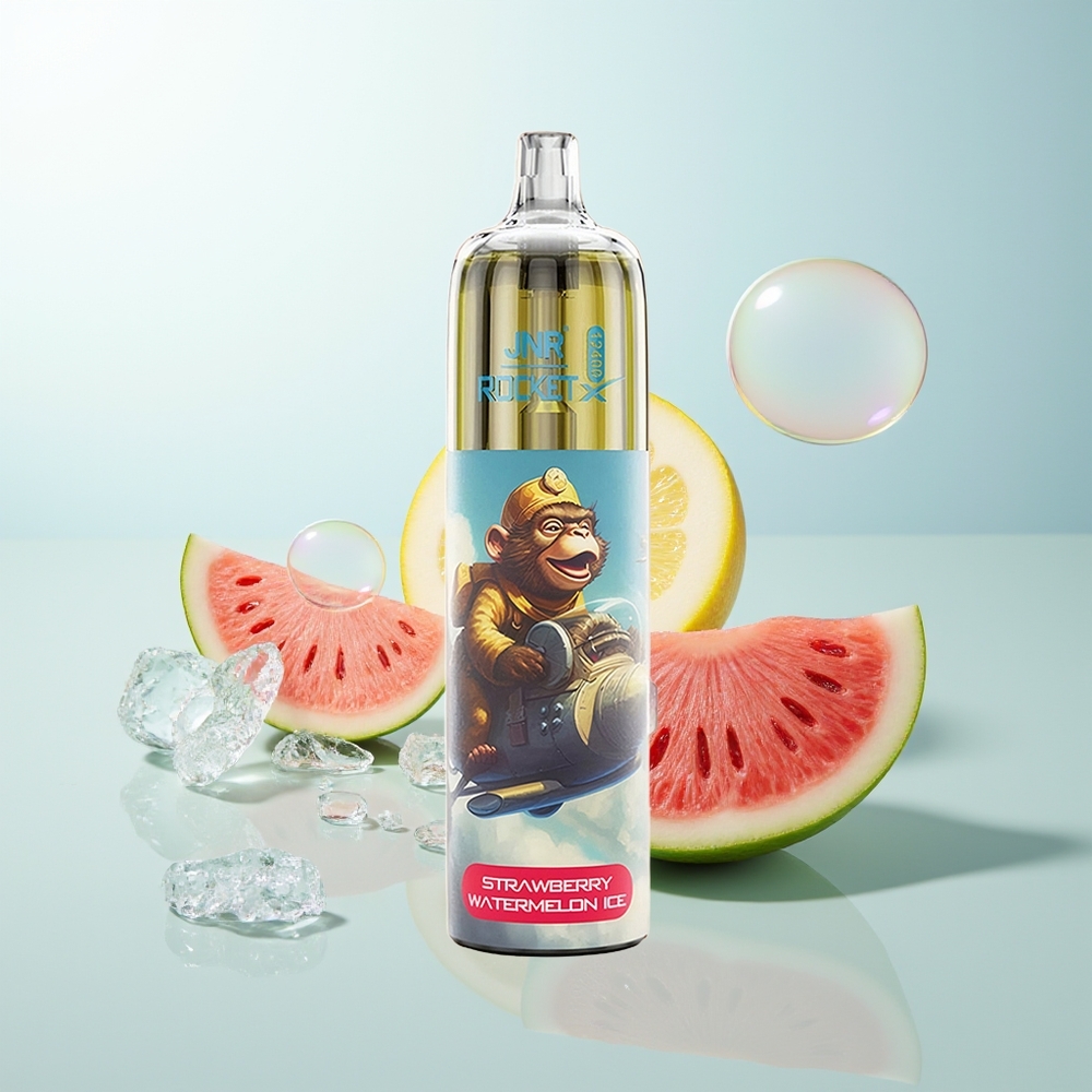 JNR Rocket-X 12400 Fresa Sandía Hielo con Luz RGB y Carga Rápida Tipo-C