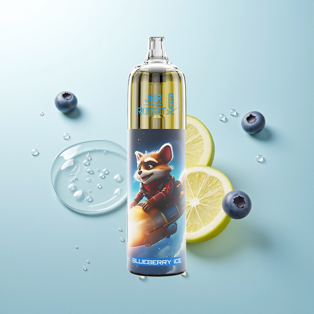 JNR Rocket-X 12400 Helado de Arándano con Luz RGB y Carga Rápida