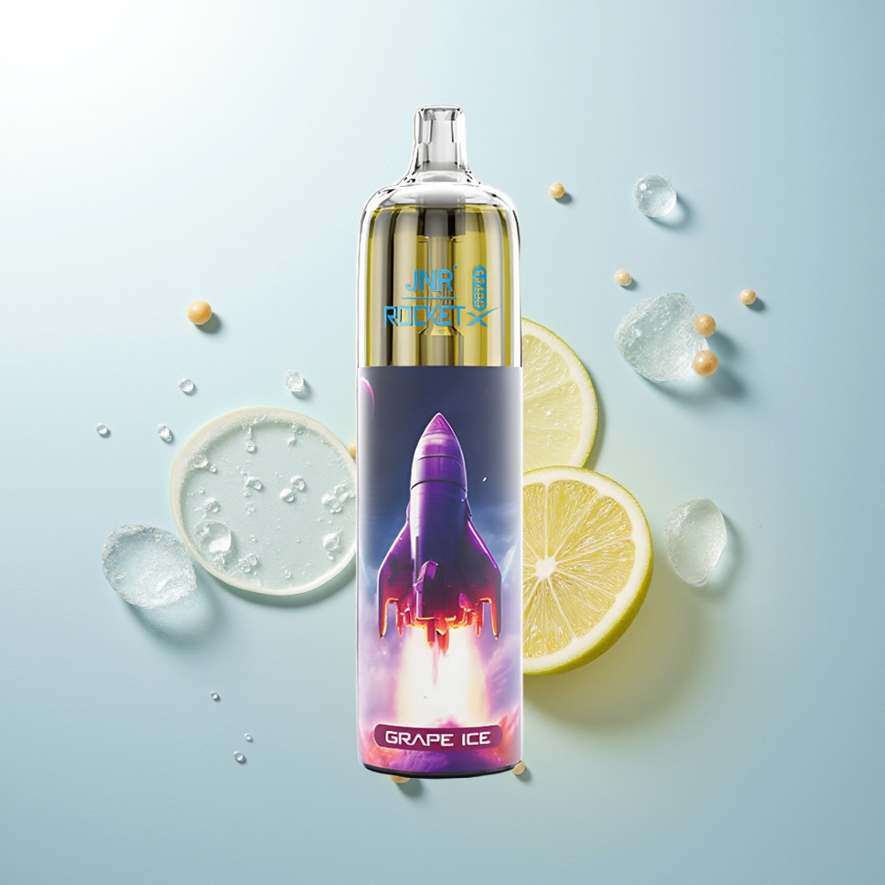 JNR Rocket-X 12400 Helado de Uva con Flujo Ajustable y Luz RGB