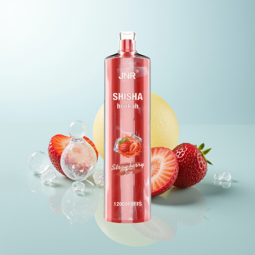 JNR Shisha Hookah 12000 Fresa Helado 24ml 750mAh