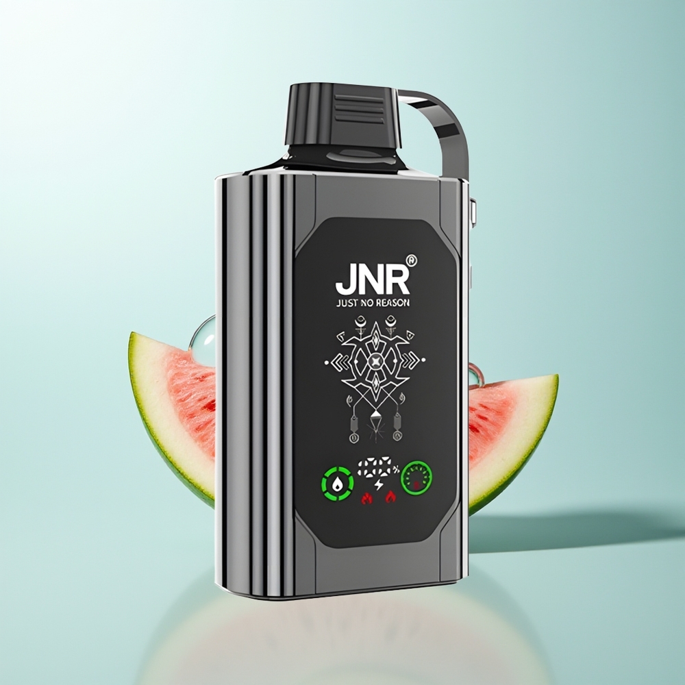 JNR Shisha Hookah Box 20500 Sandía Hielo con Doble Malla y Carga Rápida